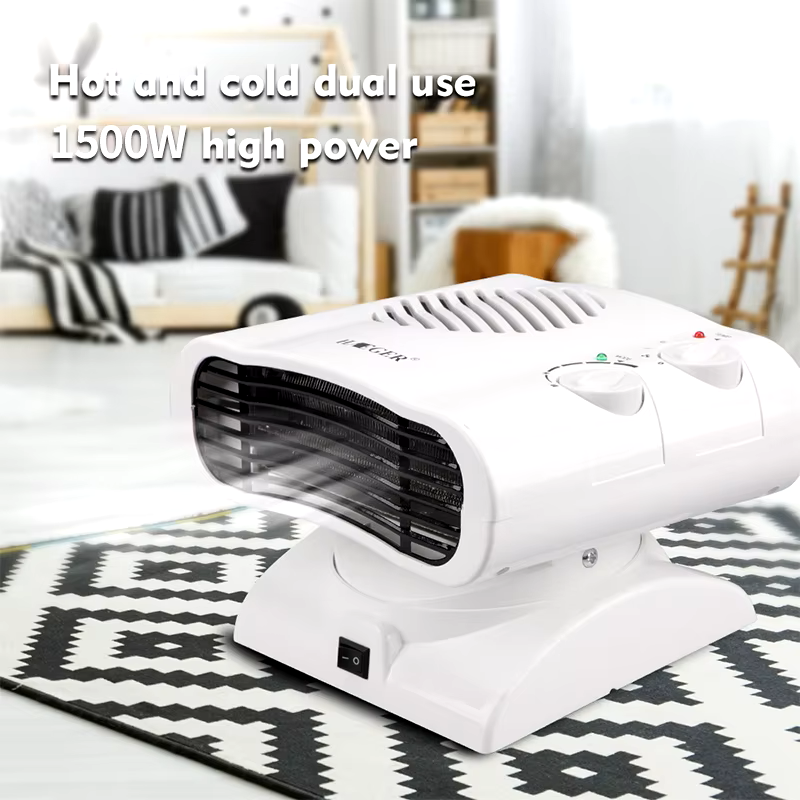 Electric Fan Heater 1500W Household Portable Strong Wind Warmer Heating Warmer for Room Office Foot Bed Warm Fan Heater 220V