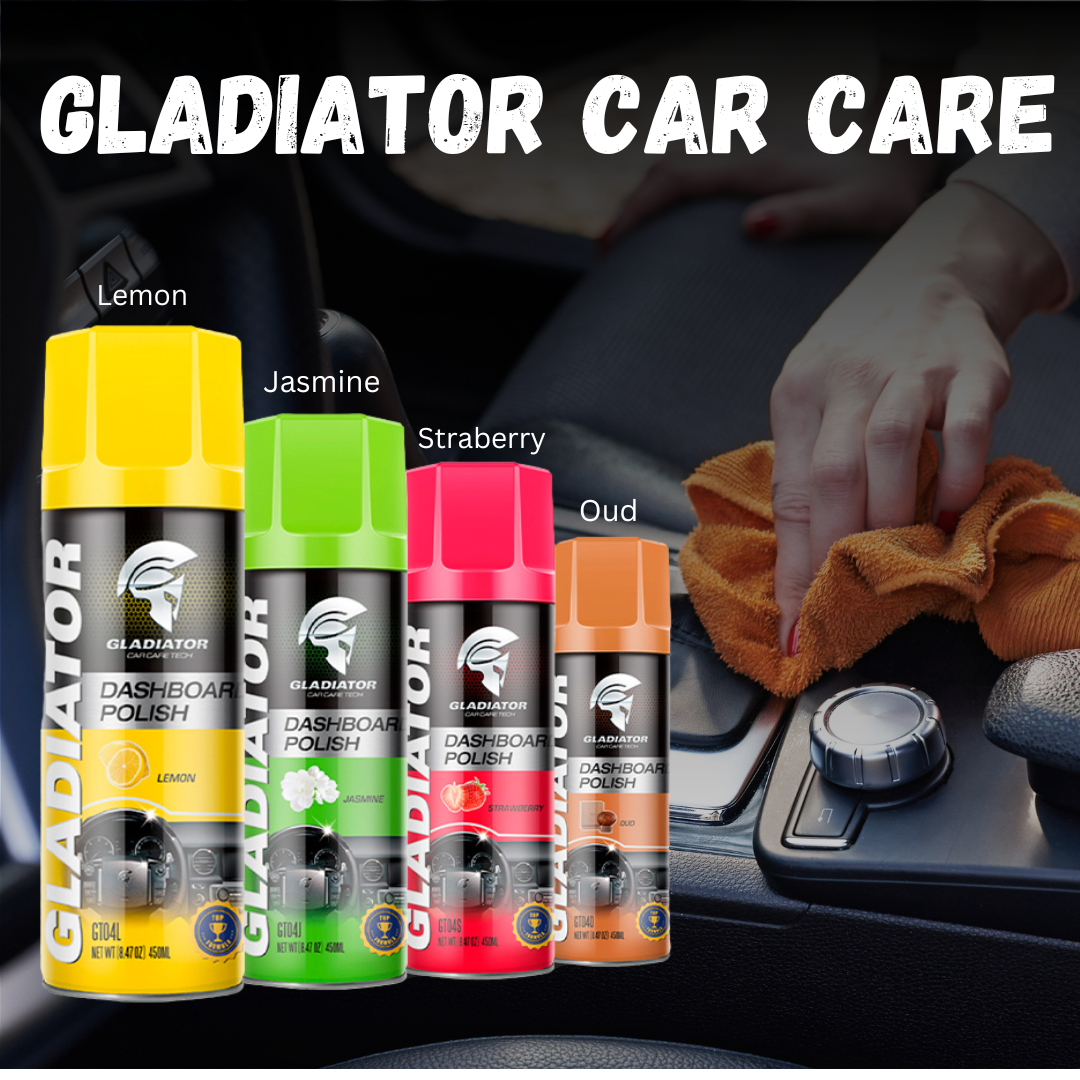 Gladiator Car Dashboard Polish - Multi Fragrance - car polish