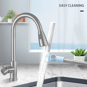 BBA159 Stainless Steel Silicone Scraper Broom Floor Squeegee Mop Multifunctional Floor Broom Wiper Home Bathroom Floor Wiper