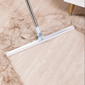 BBA159 Stainless Steel Silicone Scraper Broom Floor Squeegee Mop Multifunctional Floor Broom Wiper Home Bathroom Floor Wiper