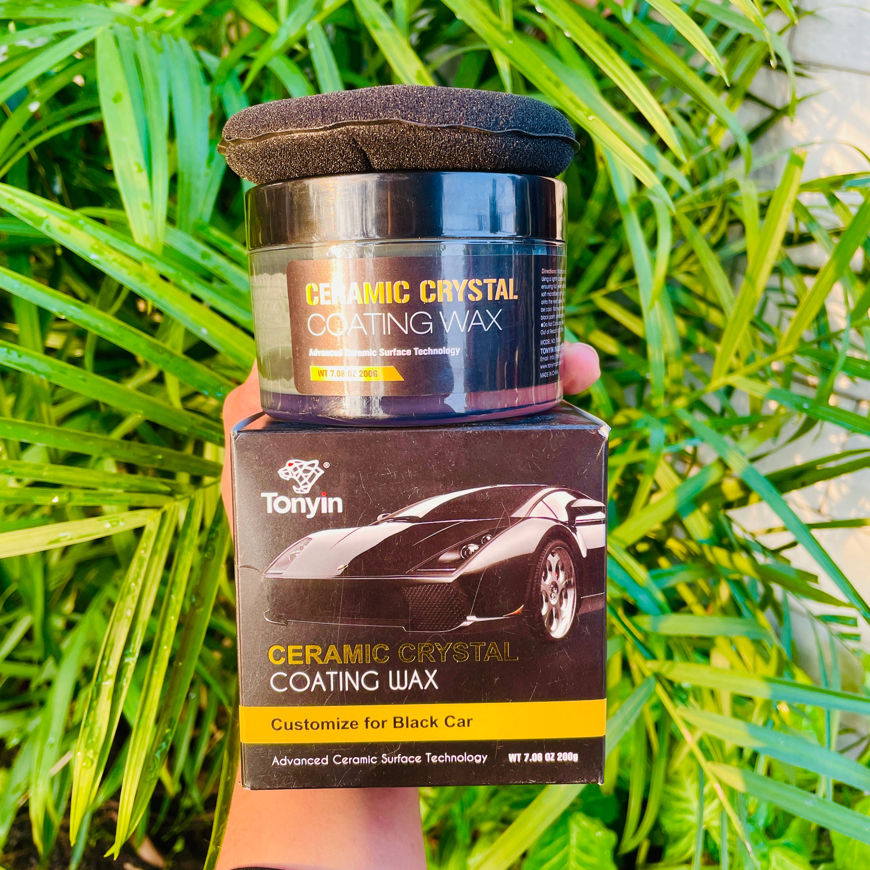 Advanced CERAMIC CRYSTAL COATING WAX (Black Car wax) 200g
