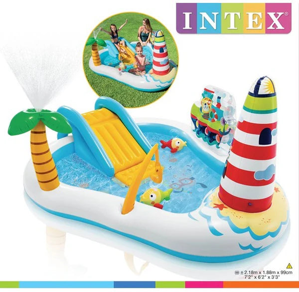 Fishing Water Play Centre Pool For Kids 218 x 188 x 99 cm