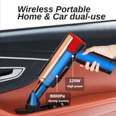 JM-6601 Portable Wireless Vacuum Cleaner For Car 9000Pa Power Suction Home & Car Use Wet And Dry Mini Handheld Vacuum