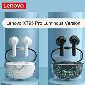 Lenovo Thinkplus XT95 Pro Bluetooth Earphone 9D HIFI Sound (Luminous Version)