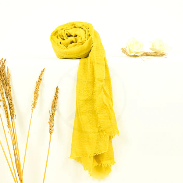 Muddy Yellow - Crimps Hijab