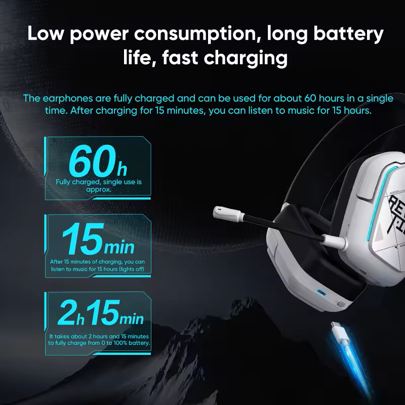 ThundeRobot HL505 Bluetooth Earphone Ultra-low Latency -40dB ANC Noise Cancelling Air Pods for PC Gamer Switch PS5 Earbuds