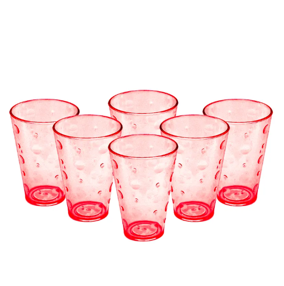 PARTY ACRYLIC GLASS M-3 PACK OF 6 - (250ML)