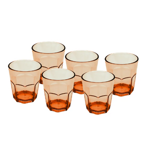 PARTY ACRYLIC GLASS M-4 PACK OF 6 - (250ML)