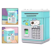 Electronic Bank Safe Box Money Boxes For Children Digital Coins Cash Saving Safe Deposit Mini ATM Machine Toys Kids Gift