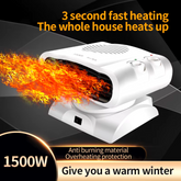 Electric Fan Heater 1500W Household Portable Strong Wind Warmer Heating Warmer for Room Office Foot Bed Warm Fan Heater 220V