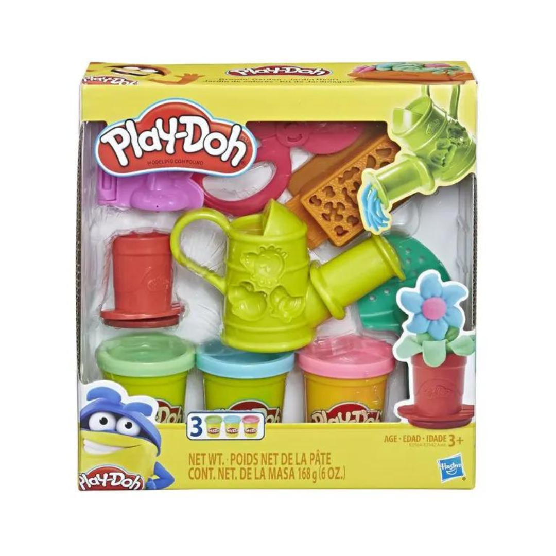 Play-Doh Growin' Garden Toy Gardening Tools Set for Kids with 3 Non-Toxic Colors