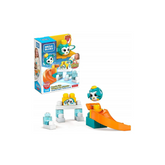 DOLL MEGA BLOCK PEEK A BLOCKS LAUNCH N ROLL FISHER PRICE