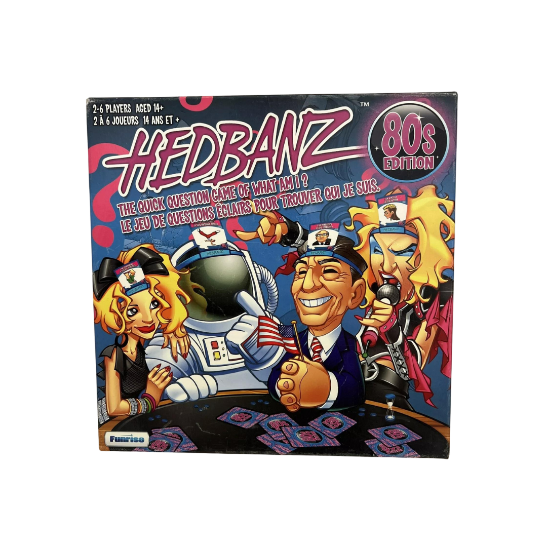 Hedbanz - 80's Edition [Game Complete] The quick question game of What am I?