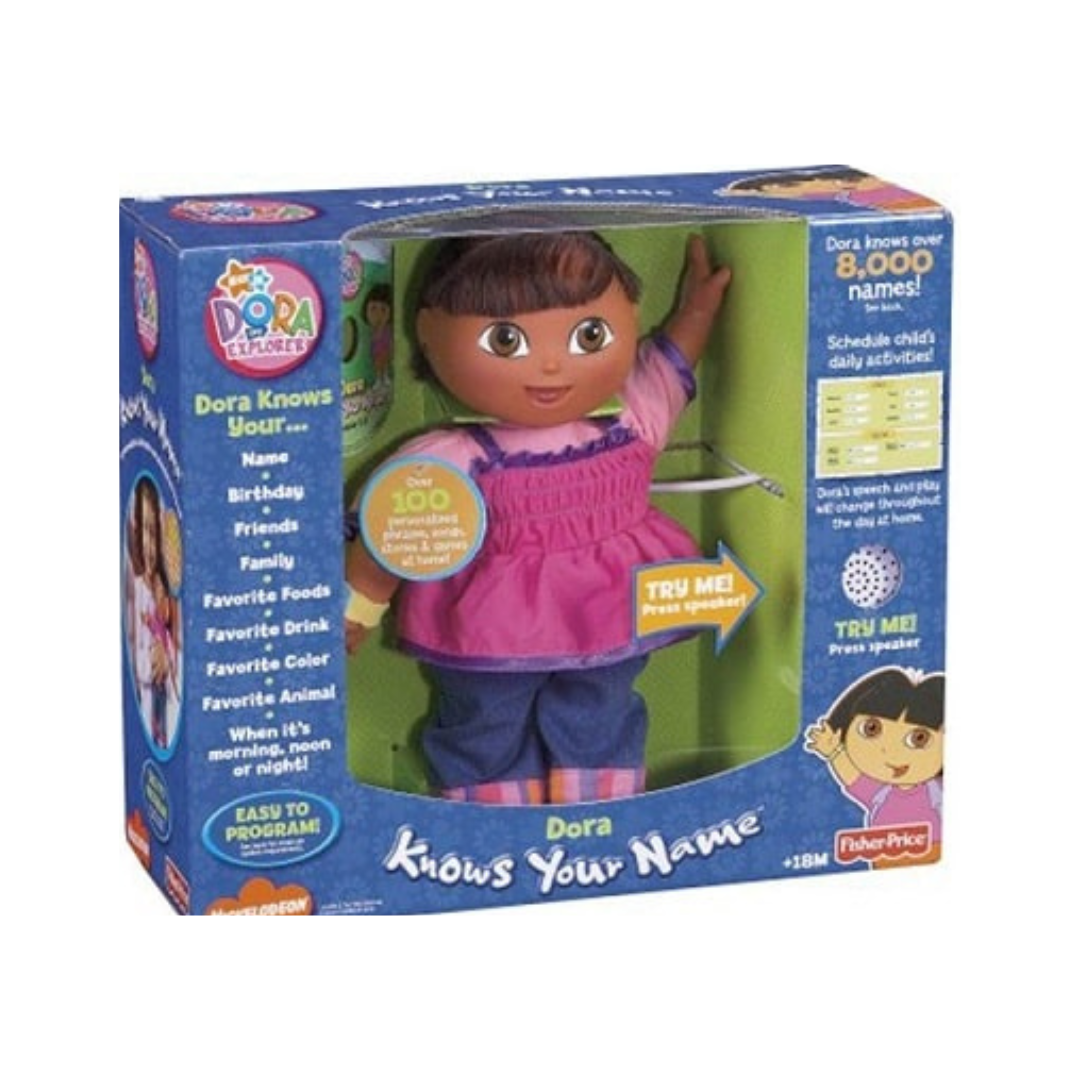 DOLL DOLL KNOWS YOUR NAME FISHER PRICE