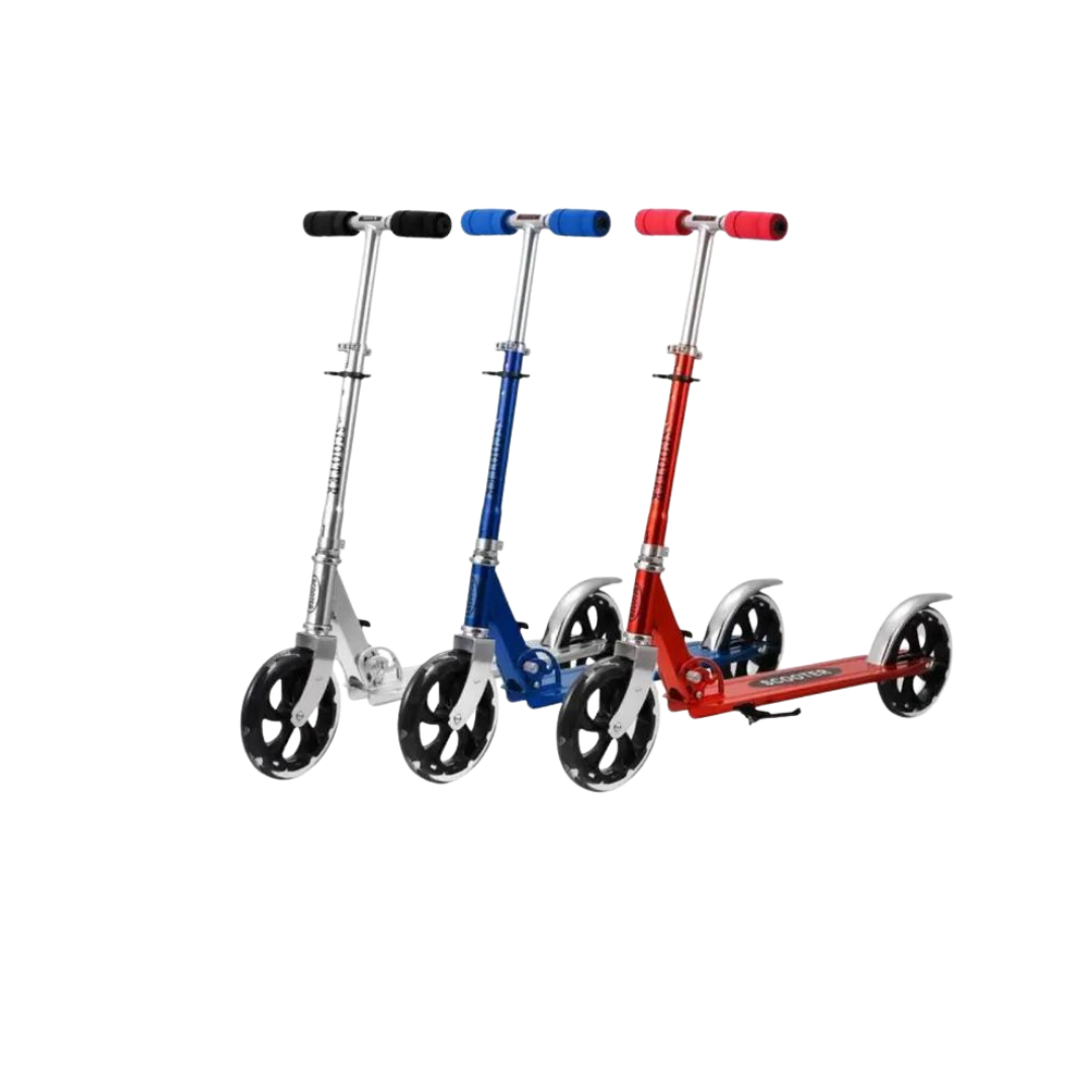 Kick Scooter for Adults/Teens with 2 Big Wheels, Foldable Scooter Portable Adjustable Height Heavy Construction Scooter for Children