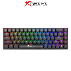 MUCAI MK61 USB Gaming Mechanical Keyboard – 61 Keys, Red Switch, RGB Backlit, Hot-Swappable with Hooks