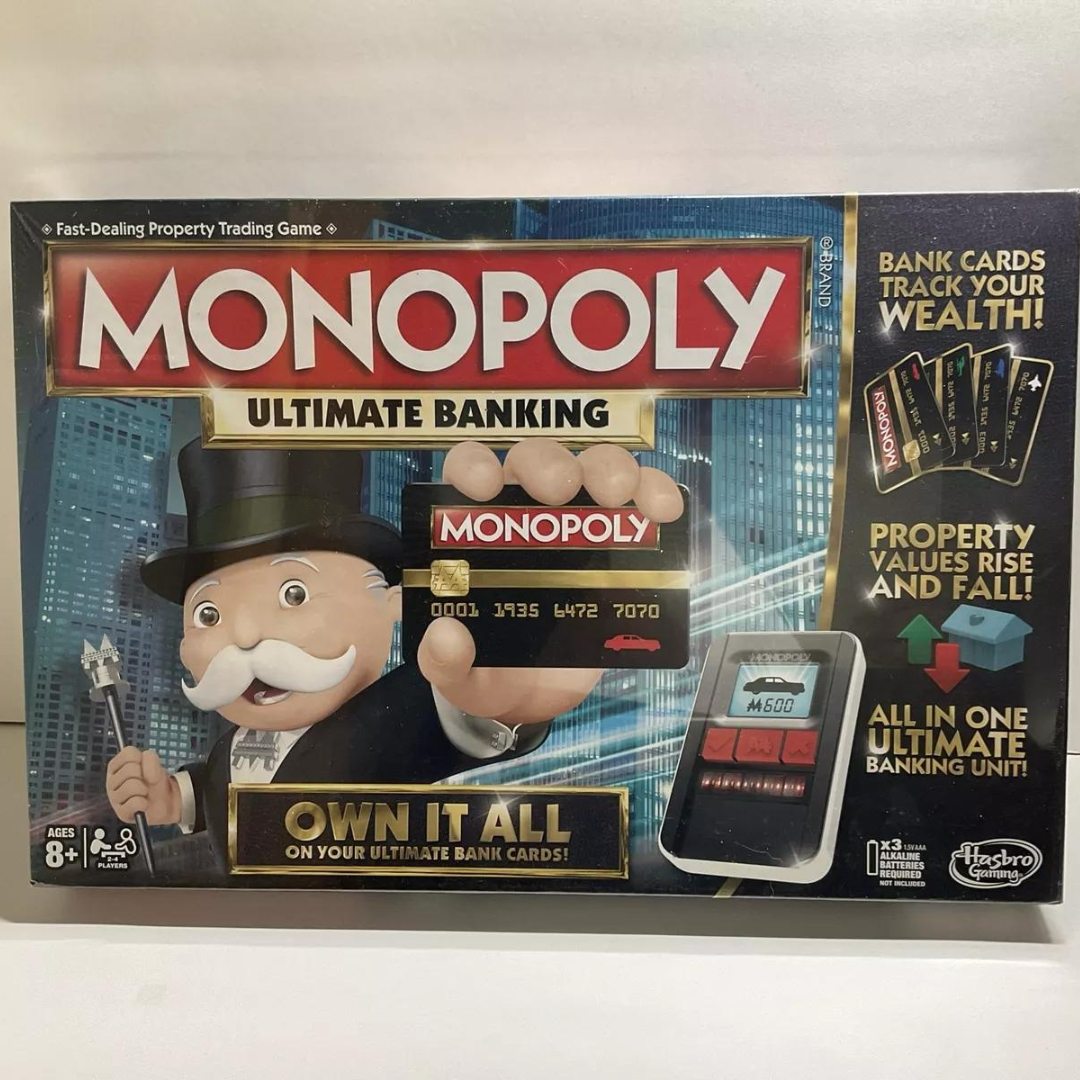 Monopoly Ultimate Banking Credit Card Electronic Board Game Factory