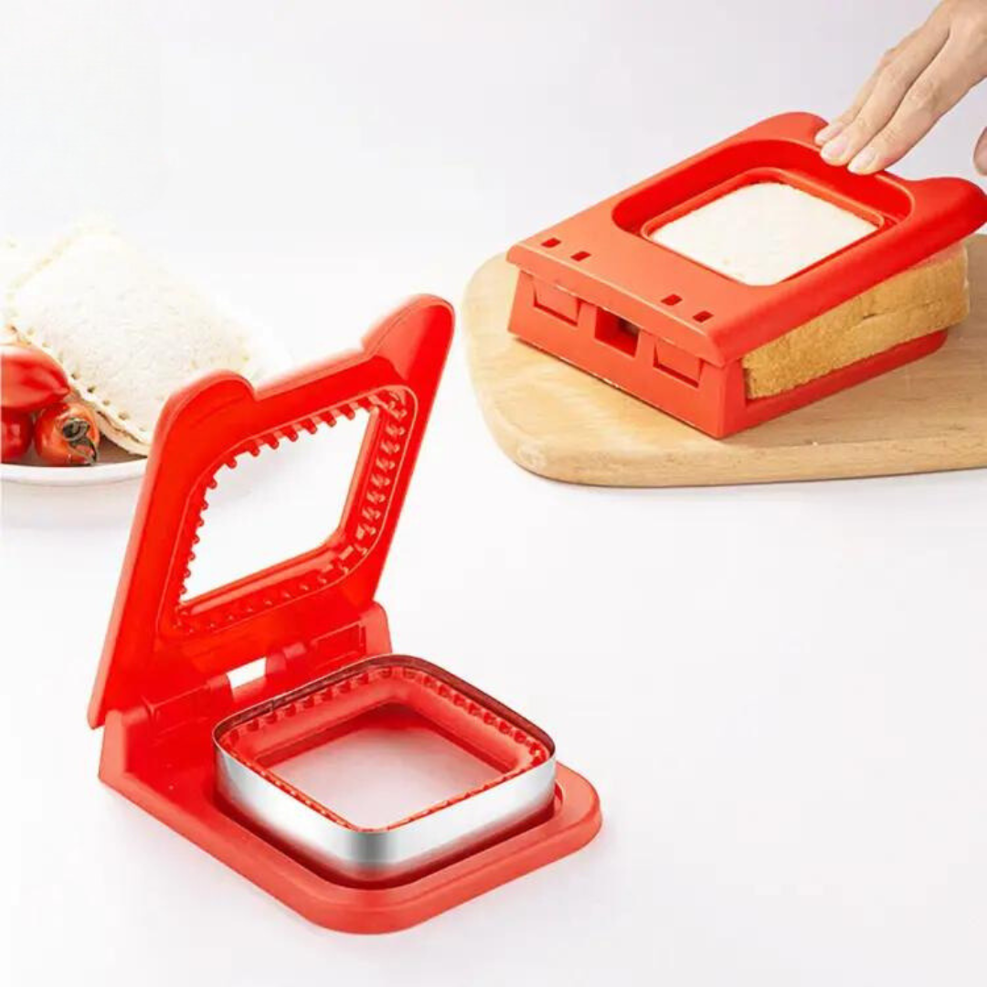 Filling Sandwich Cutter Easy-to-use Sandwich Cutter for Delicious Homemade Sandwiches Food Grade Stainless Steel Mold for Perfectly Sealed Fillings Baking Tool for Diy Sandwiches Food Grade Bread