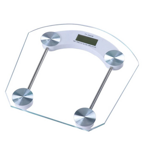 Square Shape Digital Weighing Scale (Transparent Glass 8 MM) Bathroom Weight Scale for Body Weight, Body Fitness Weighing Scale (Measure Capacity Up to 150kg/330LB)