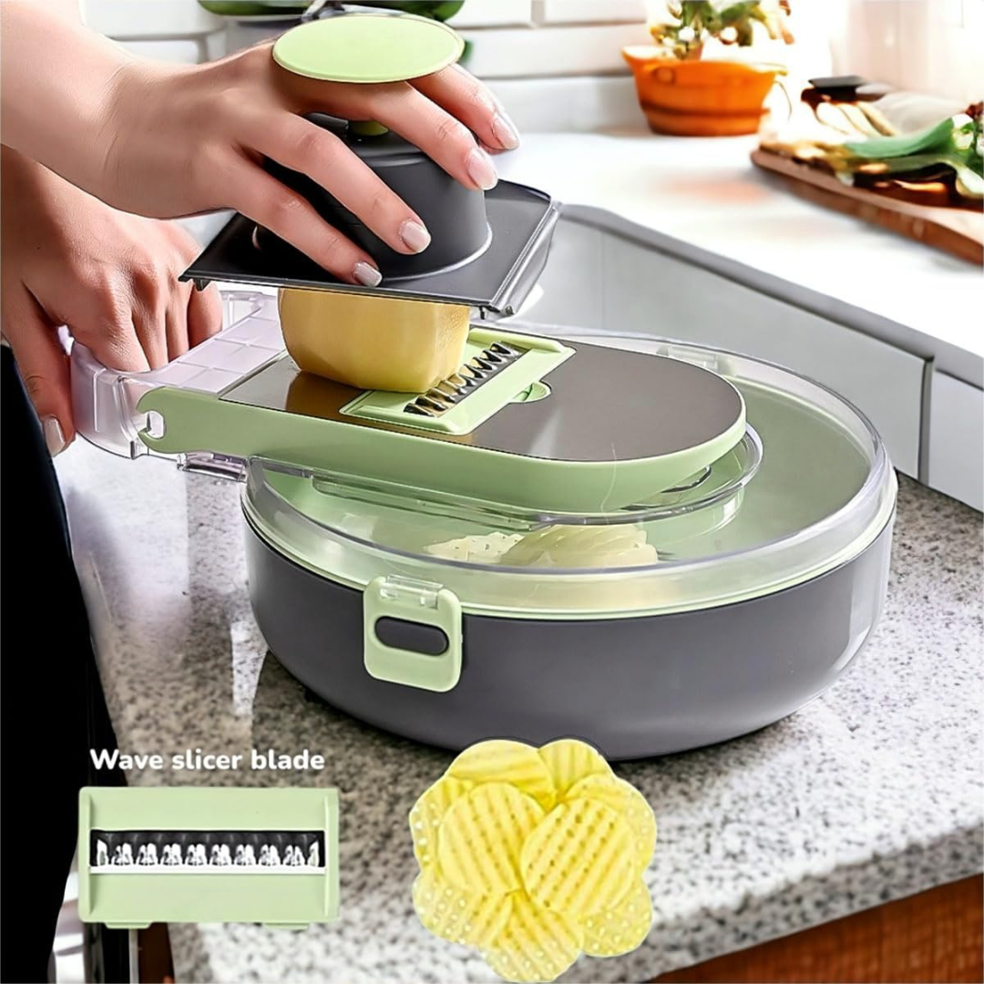 9-in-1 Vegetable Chopper-9 Blades chopper vegetable cutter-Kitchen