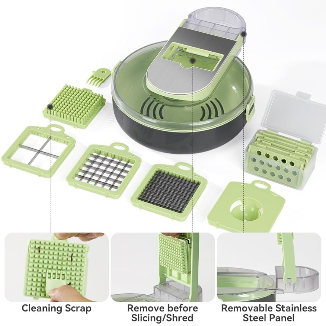 9-in-1 Vegetable Chopper-9 Blades chopper vegetable cutter-Kitchen