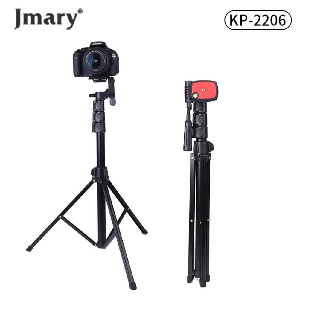 Jmary KP-2206 Camera and Mobile Tripod & Selfie Stick Extendable Cell Phone Tripod Stand With Mobile Holder