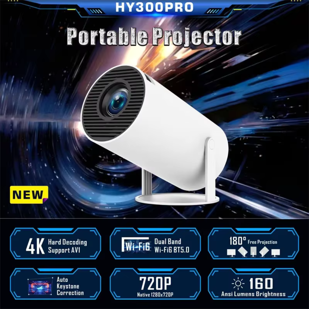 SPEED-X HY300 PRO 280 ANSI 20000+ GAME CONSOLE ANDROID 11.0 4K MINI PROJECTOR Title: SPEED-X HY300 PRO 280 ANSI 20000+ GAME CONSOLE ANDROID 11.0 4K MINI PROJECTOR