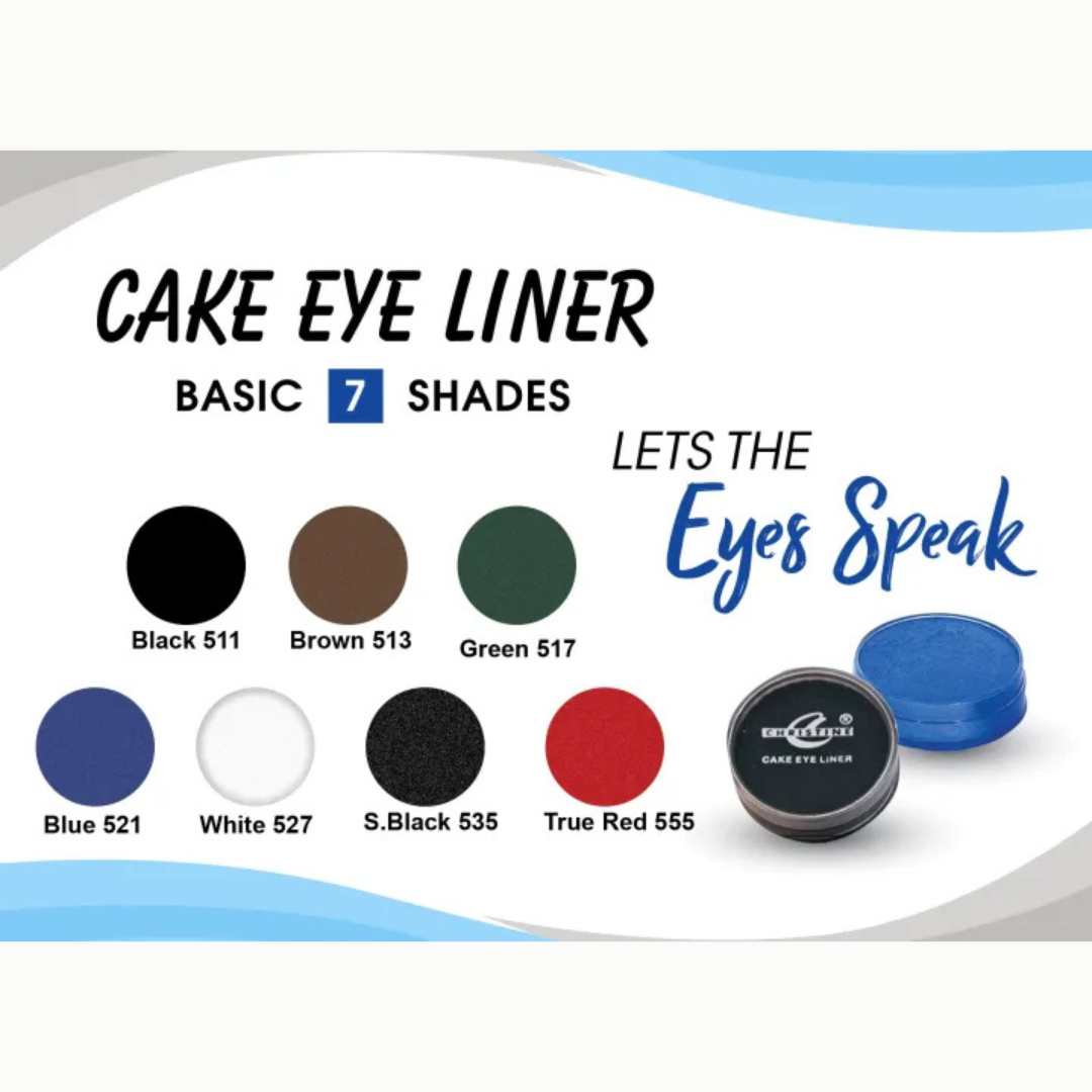 Christine Cake Eye Liner - Shade 511 Black