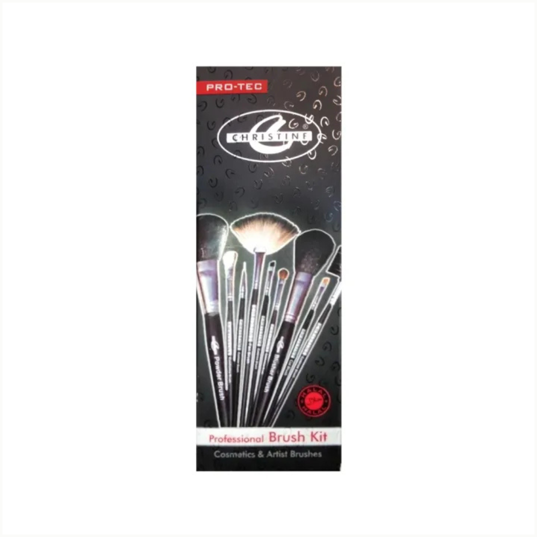 Christine Small Brush Kit Set - 9 Pieces