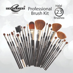 Christine Large Brush Kit Set - 23 Pieces