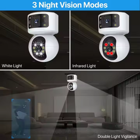 Mini 2.4g/5g Wifi IP Camera V380 Pro Dual Lens Night Vision Remote Camera CCTV Security Indoor Baby Monitor Protection