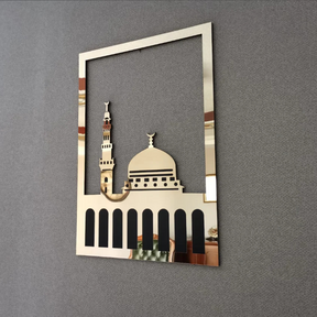 Kaaba, Masjid Al Aqsa, Masjid An Nabawi, Masjid Al Haram Islamic Wall Art