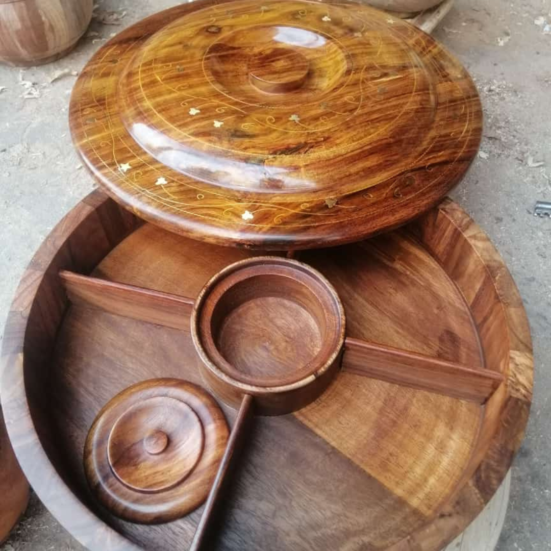 Royal Handcrafted Wooden Dry Fruit Box
