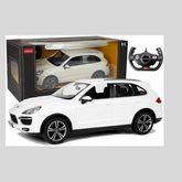 Rastar 1: 14 white Car Model Black Porsche Cayenne Turbo Remote Radio Control