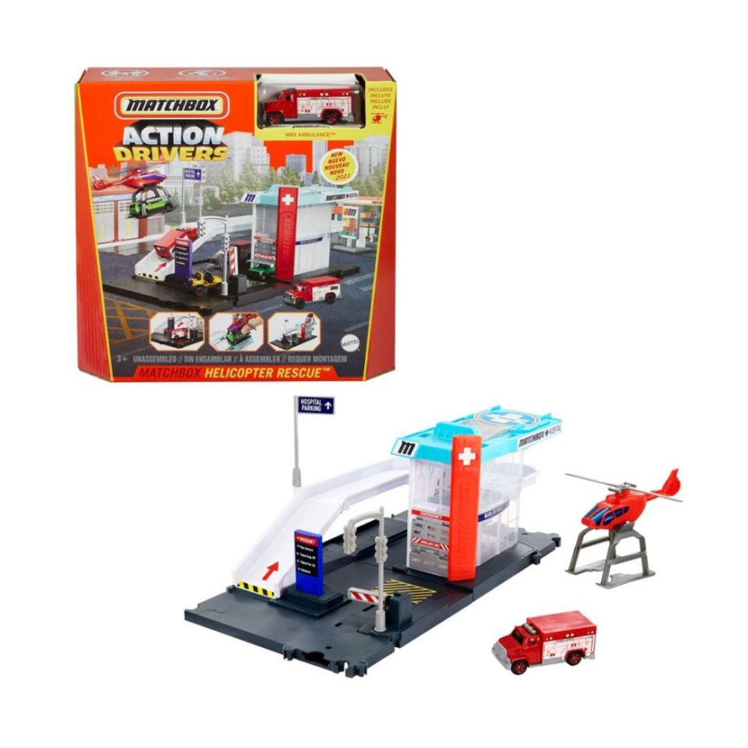 TRACK SET MATCH BOX ACTION DRIVER TRACK MATTEL