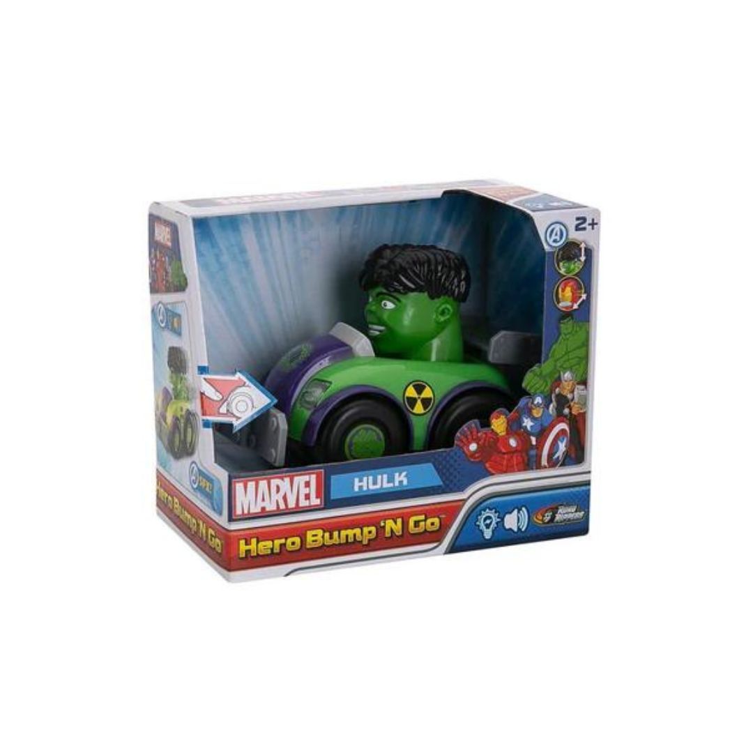 FRICTION TOYS HULK BUMP N GO CAR(76115) MARVEL