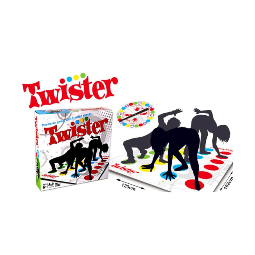 Twister Game Boys Girls Get Knotted Floor Board Game Funny Party Game