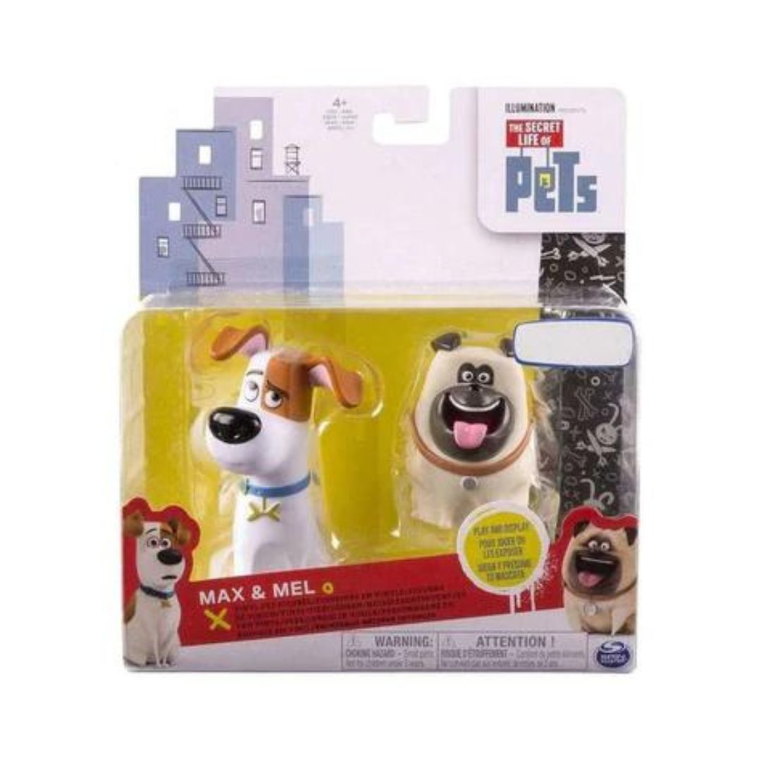 FIGURE TOY MAX AND MEL PET DOGS (T72816)