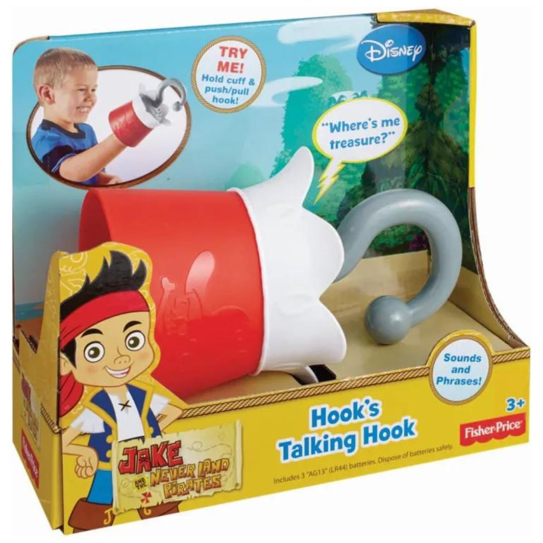 BABY TOYS FISHER PRICE DISNEY HOOK TALKING HOOK FISHER PRICE