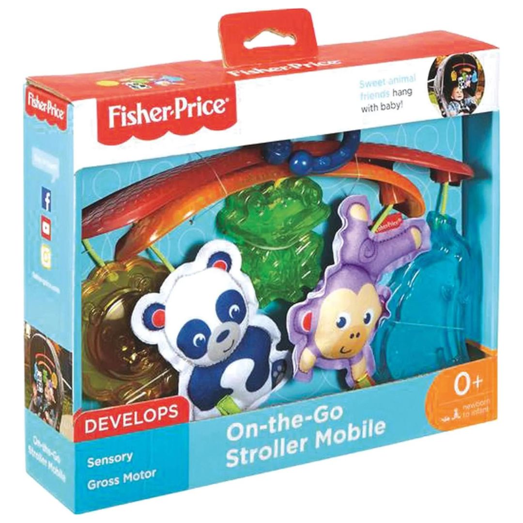 BABY TOYS ON-THE-GO STROLLER MOBILE FISHER PRICE