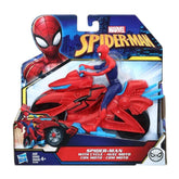 FIGURE TOY SPIDER MAN WITH MOTOR BIKE HASBRO