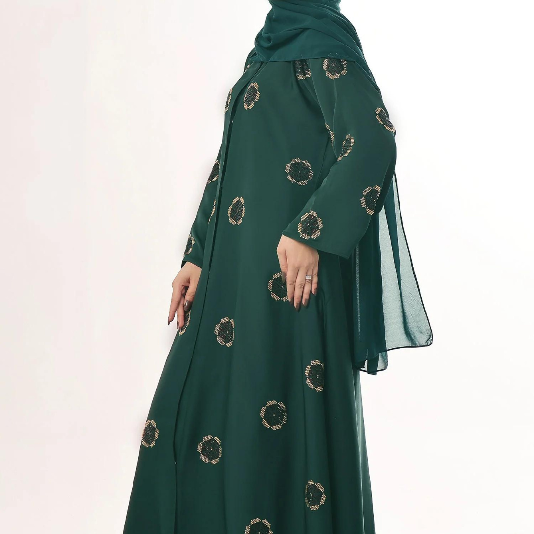 Nayab Abaya Collection By TGM Vol 25 Tehzib D-08