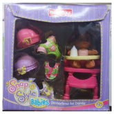 DOLL SNAP N STYLE BABIES DINNERTIME FOR DAHLIA K6695/96 FISHER PRICE