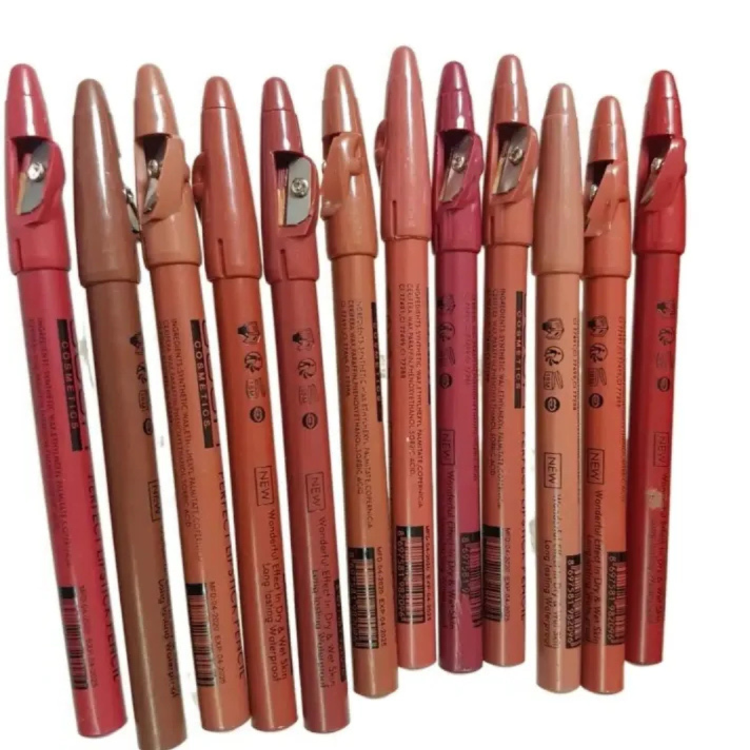 Lipstick Pencil pack of 12/6 Lip liner Lip Pencil