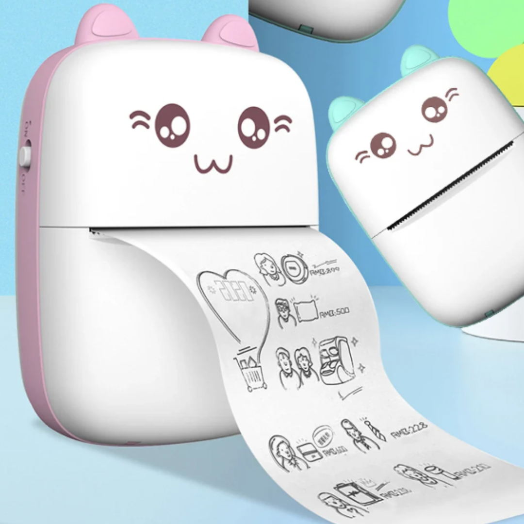 Mini Pocket Inkless Thermal Printer for Kids