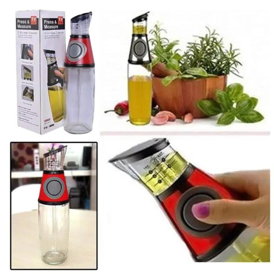 Press And Measure Oil And Vinegar Dispenser - 500 ML