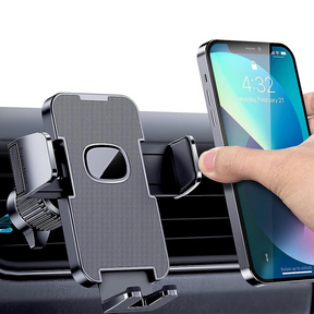 Car Mobile Holder, Universal Air Vent Car Phone Holder with Retractable Claws, 360° Rotation Car Mobile Stand Compatible with 4-7.1" Phones, Scratch-Free Silicone Grip, Easy Installation