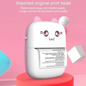 Mini Pocket Inkless Thermal Printer for Kids