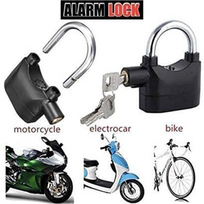 Anti Theft System Security Pad Lock with Burglar Smart Alarm Siren Motion Sensor Secure for Home Door gate Cycle Shop Bike Office Shutter