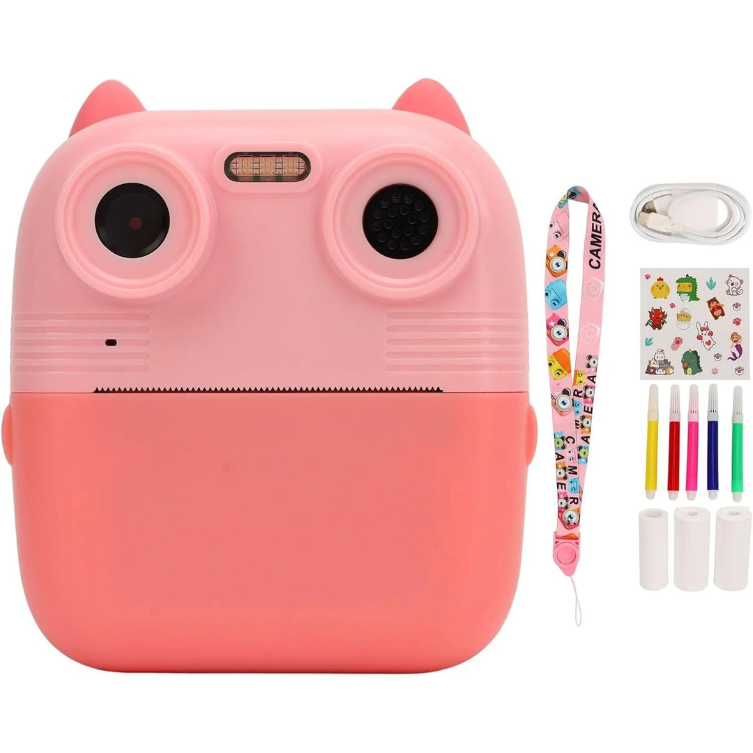 Children's Instant Print Camera Kids Digital Photo Video Camera with Thermal Printer Child Camera Birthday Gift Toy for Boy Girl
